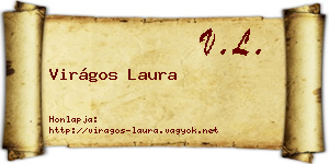 Virágos Laura névjegykártya