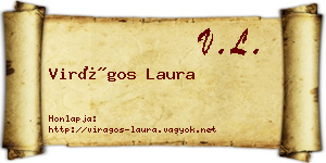 Virágos Laura névjegykártya